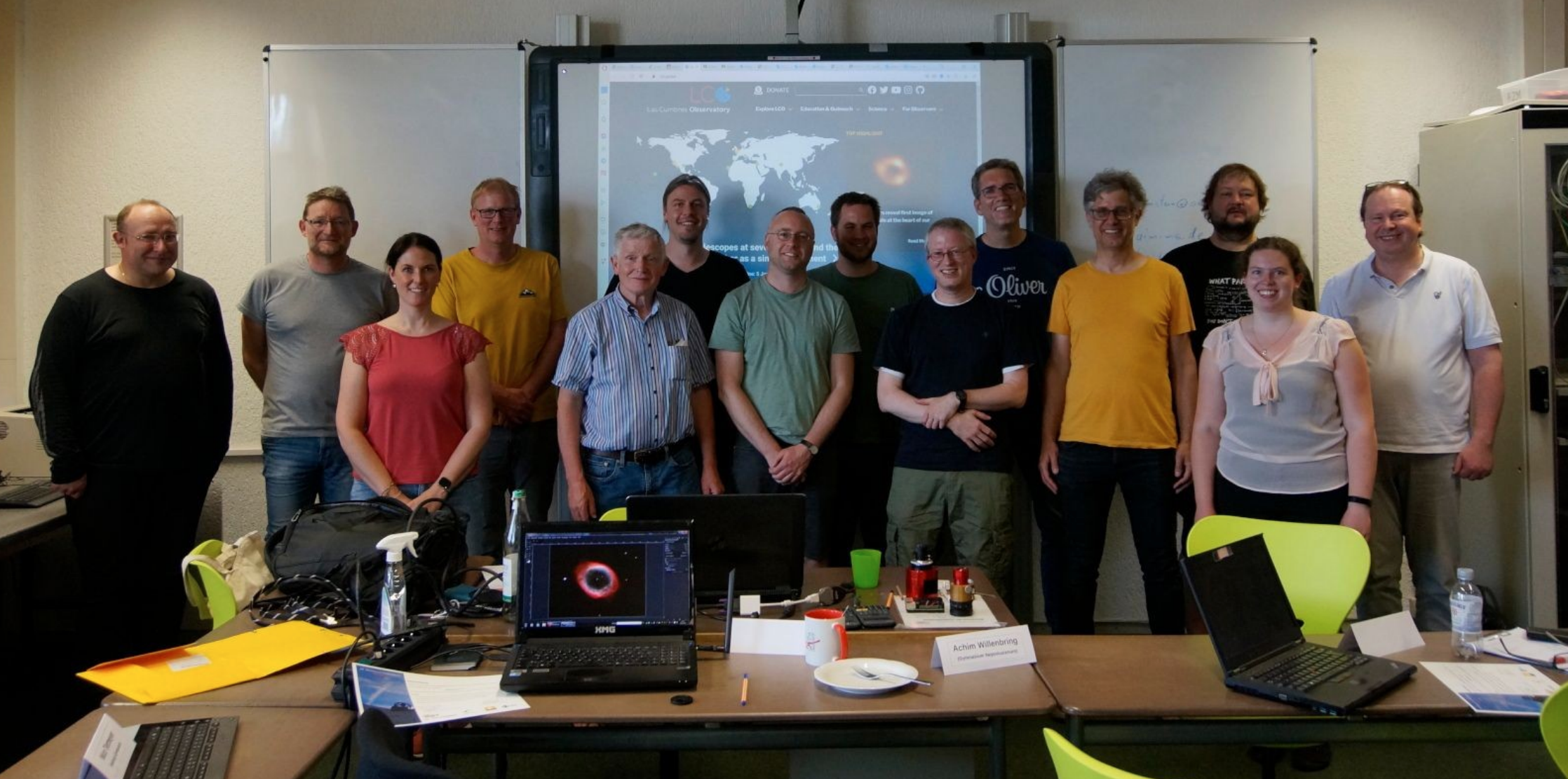 Participants of the “Astronomy 2.0” teacher training event in Coesfeld, Germany